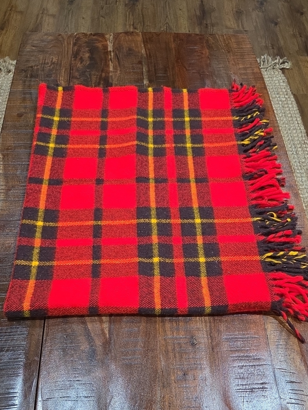 Vintage Faribo Wool Lap Blanket
